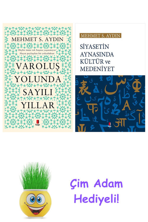 Mehmet S. Aydın 2 Kitap Seti + Çim Adam Hediye