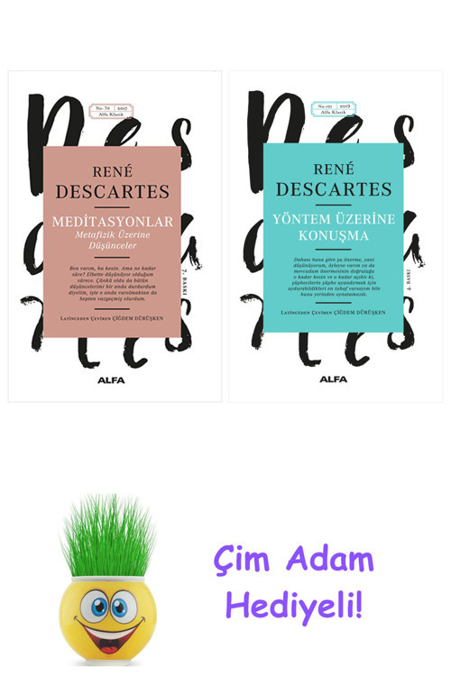 Rene Descartes 2 Kitap Seti + Çim Adam Hediye