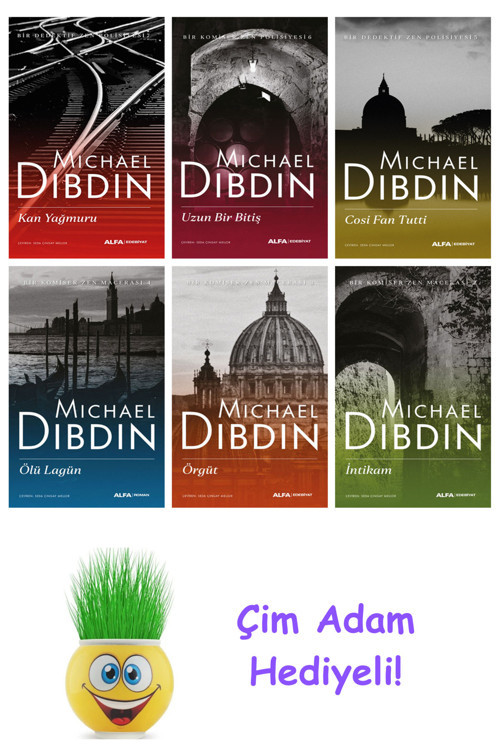 Michael Dibdin 6 Kitap Seti + Çim Adam Hediye