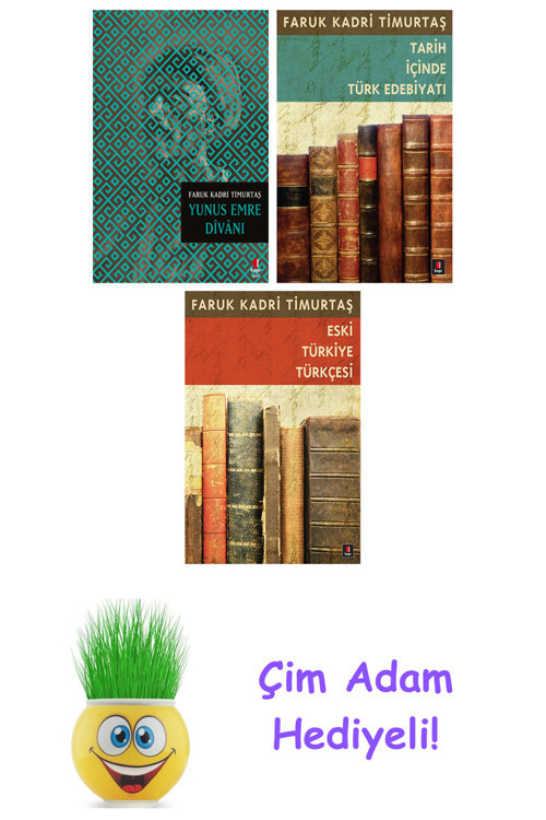 Faruk Kadri Timurtaş 3 Kitap Seti + Çim Adam Hediye