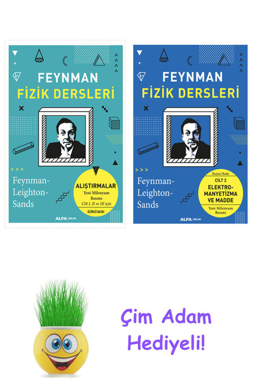 Richard P. Feynman 2 Kitap Seti + Çim Adam Hediye