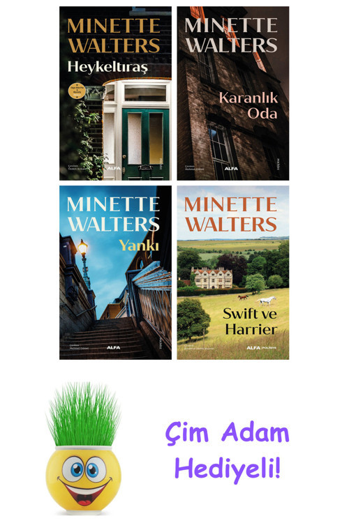 Minette Walters 4 Kitap Seti + Çim Adam Hediye