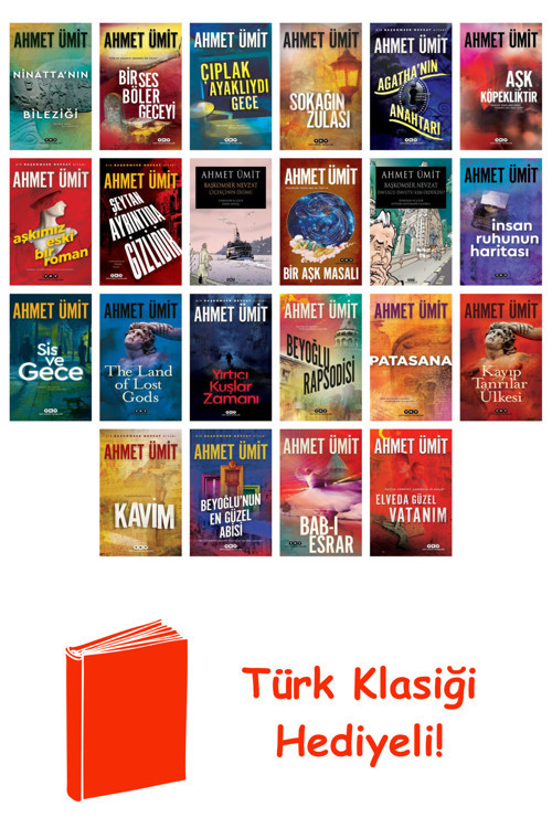 Ahmet Ümit 22 Kitap Seti + Türk Klasiği Hediye
