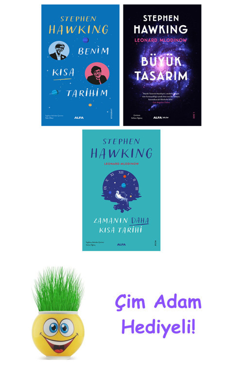 Stephen Hawking 3 Kitap Seti + Çim Adam Hediye