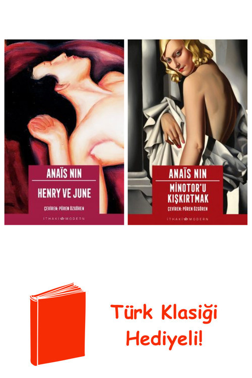 Anais Nin 2 Kitap Seti + Türk Klasiği Hediye