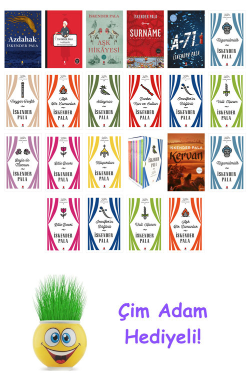 İskender Pala 22 Kitap Seti + Çim Adam Hediye