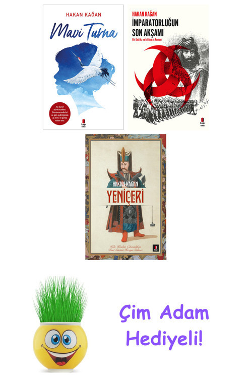 Hakan Kağan 3 Kitap Seti + Çim Adam Hediye