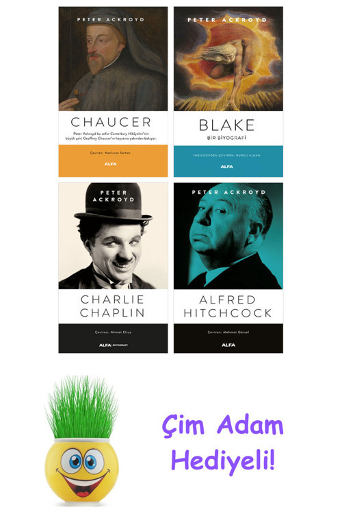 Peter Ackroyd 4 Kitap Seti + Çim Adam Hediye