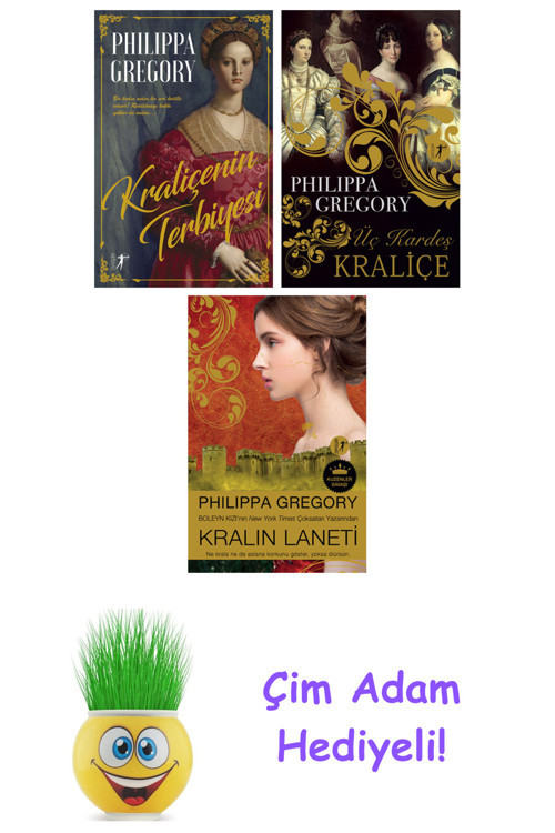 Philippa Gregory 3 Kitap Seti + Çim Adam Hediye