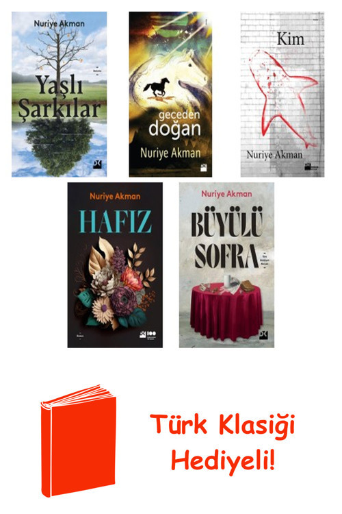 Nuriye Akman 5 Kitap Seti + Türk Klasiği Hediye