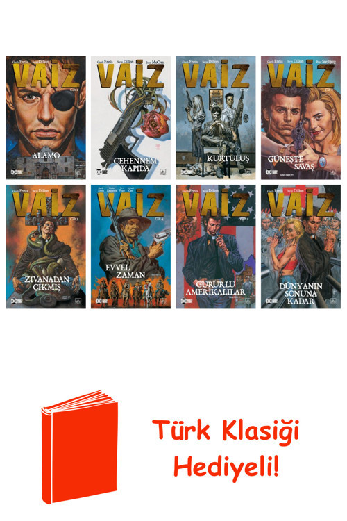 Garth Ennis 8 Kitap Seti + Türk Klasiği Hediye