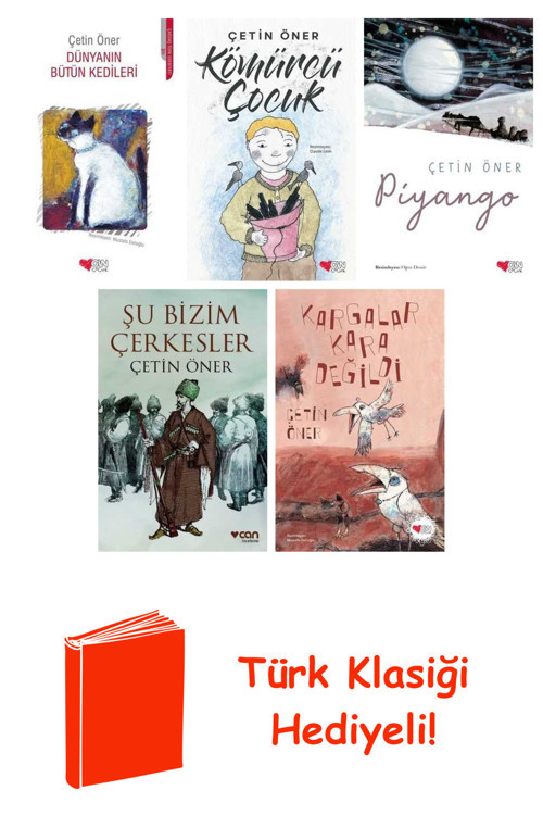 Çetin Öner 5 Kitap Seti + Türk Klasiği Hediye