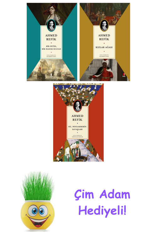 Ahmed Refik 3 Kitap Seti + Çim Adam Hediye