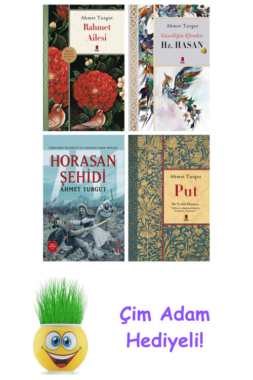 Ahmet Turgut 4 Kitap Seti + Çim Adam Hediye