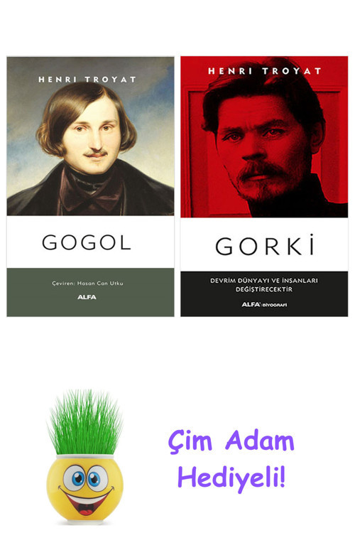 Henri Troyat 2 Kitap Seti + Çim Adam Hediye