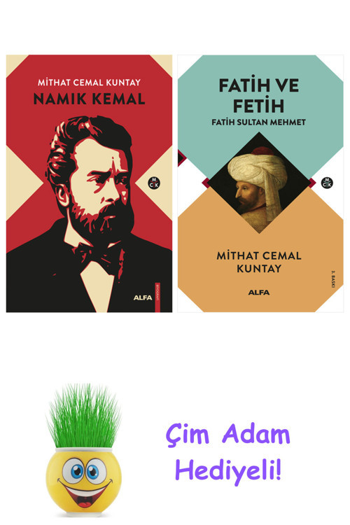 Mithat Cemal Kuntay 2 Kitap Seti + Çim Adam Hediye