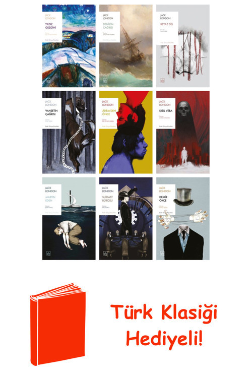 Jack London 9 Kitap Seti + Türk Klasiği Hediye