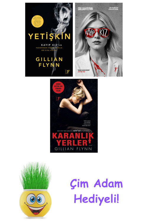 Gillian Flynn 3 Kitap Seti + Çim Adam Hediye