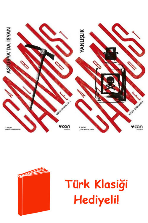 Albert Camus 2 Kitap Seti + Türk Klasiği Hediye