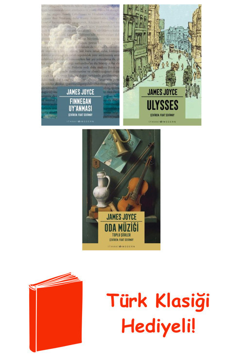 James Joyce 3 Kitap Seti + Türk Klasiği Hediye
