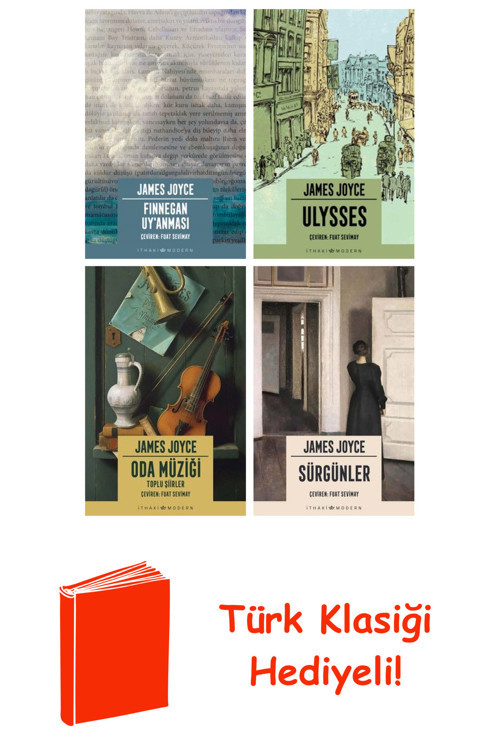 James Joyce 4 Kitap Seti + Türk Klasiği Hediye