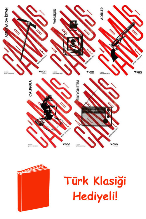 Albert Camus 5 Kitap Seti + Türk Klasiği Hediye