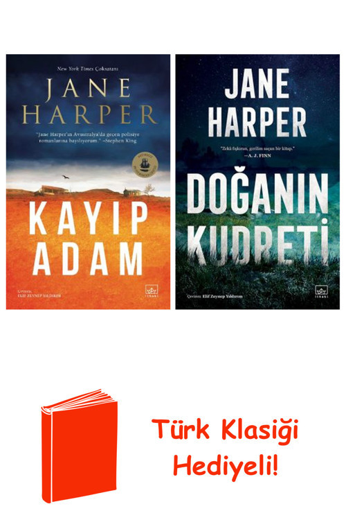 Jane Harper 2 Kitap Seti + Türk Klasiği Hediye