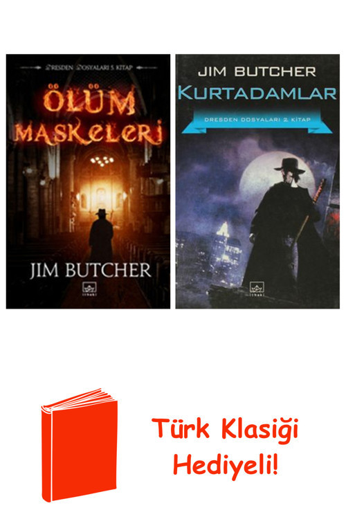 Jim Butcher 2 Kitap Seti + Türk Klasiği Hediye