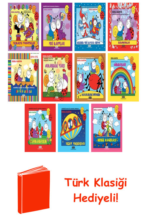 Erika Bartos 11 Kitap Seti + Türk Klasiği Hediye