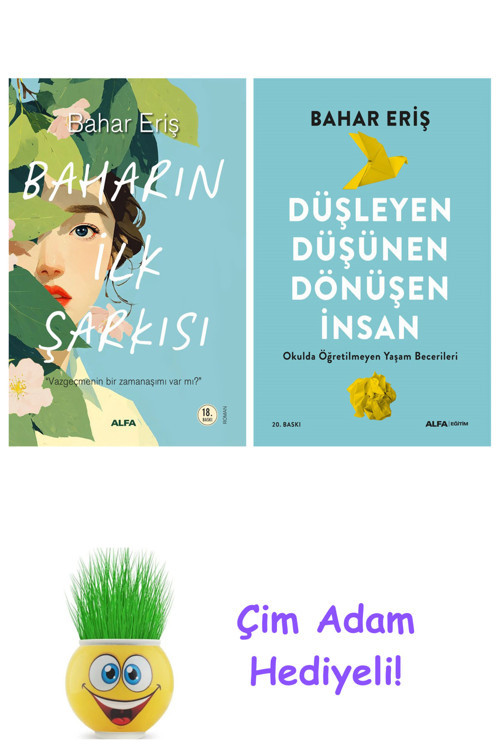 Bahar Eriş 2 Kitap Seti + Çim Adam Hediye
