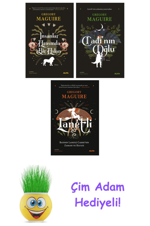 Gregory Maguire 3 Kitap Seti + Çim Adam Hediye