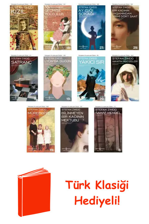 Stefan Zweig 11 Kitap Seti + Türk Klasiği Hediye