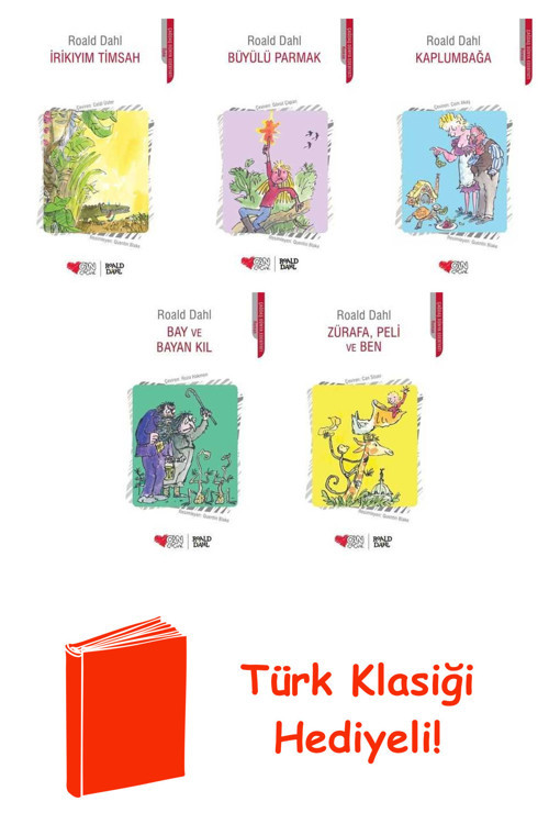 Roald Dahl 5 Kitap Seti + Türk Klasiği Hediye