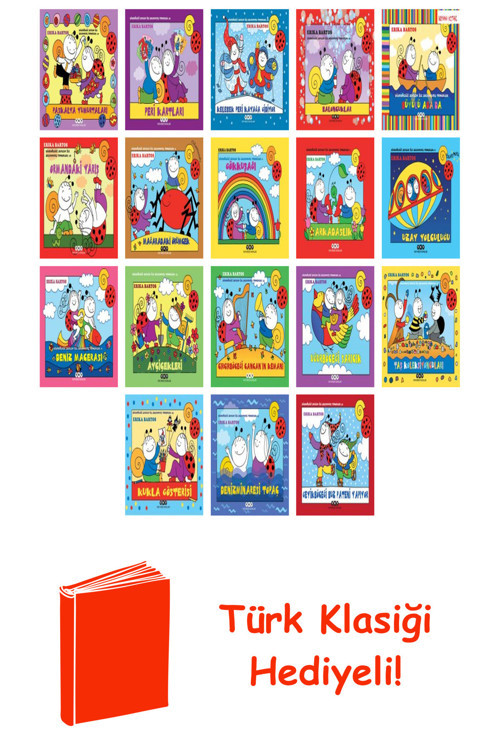 Erika Bartos 18 Kitap Seti + Türk Klasiği Hediye