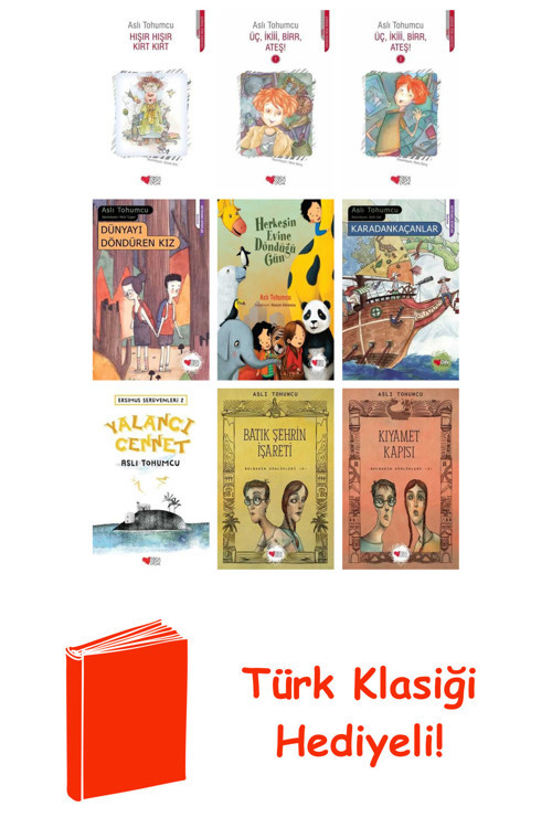 Aslı Tohumcu 9 Kitap Seti + Türk Klasiği Hediye
