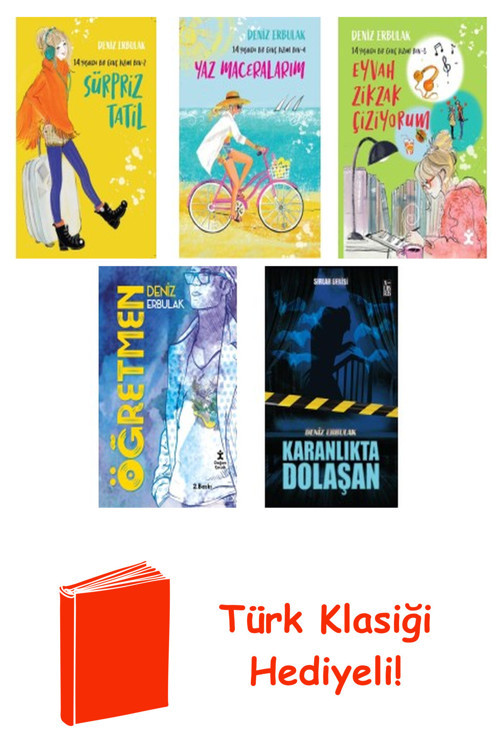 Deniz Erbulak 5 Kitap Seti + Türk Klasiği Hediye
