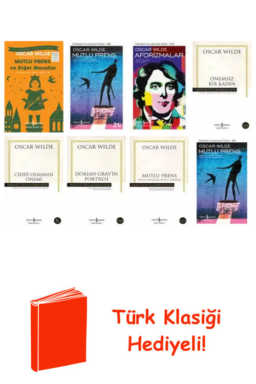 Oscar Wilde 8 Kitap Seti + Türk Klasiği Hediye