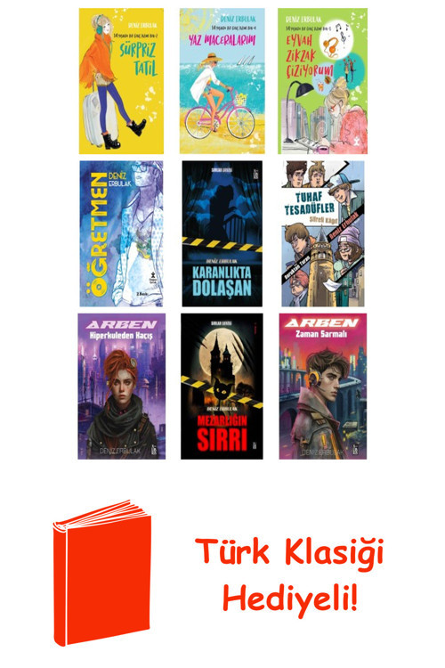 Deniz Erbulak 9 Kitap Seti + Türk Klasiği Hediye