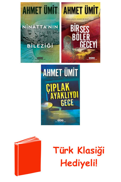 Ahmet Ümit 3 Kitap Seti + Türk Klasiği Hediye