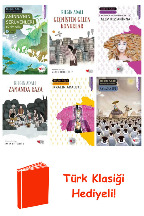 Bilgin Adalı 6 Kitap Seti + Türk Klasiği Hediye
