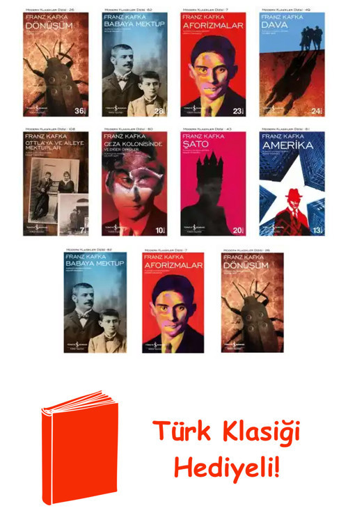 Franz Kafka 11 Kitap Seti + Türk Klasiği Hediye