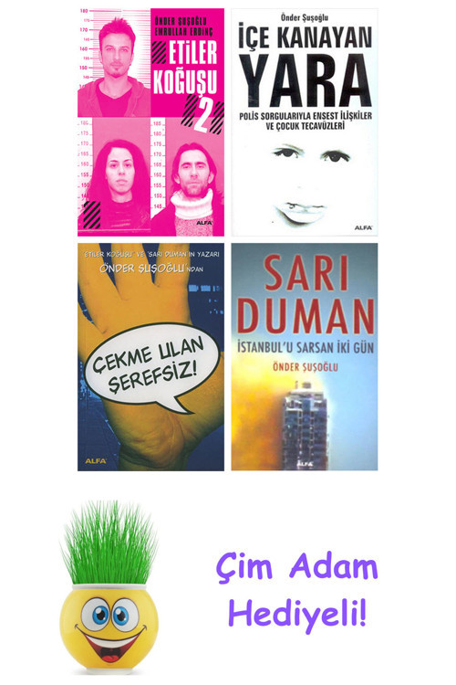 Önder Şuşoğlu 4 Kitap Seti + Çim Adam Hediye