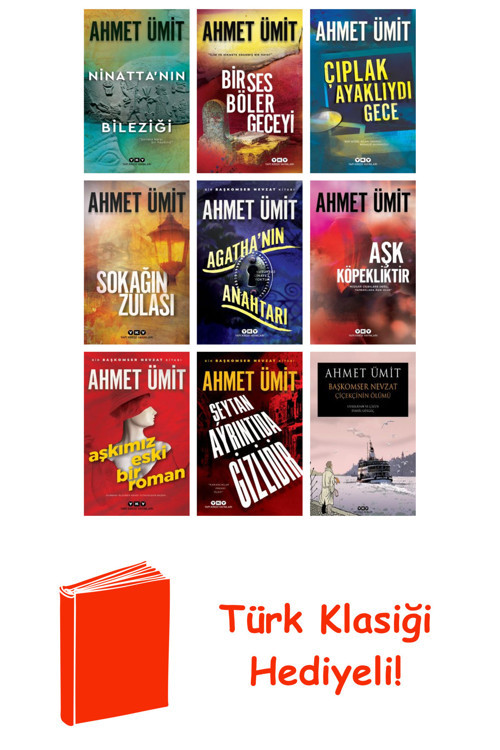 Ahmet Ümit 9 Kitap Seti + Türk Klasiği Hediye