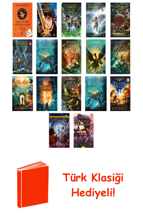 Rick Riordan 17 Kitap Seti + Türk Klasiği Hediye