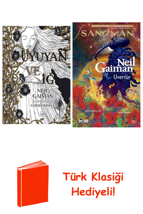Neil Gaiman 2 Kitap Seti + Türk Klasiği Hediye