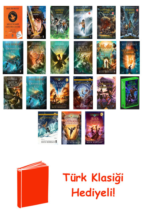 Rick Riordan 21 Kitap Seti + Türk Klasiği Hediye