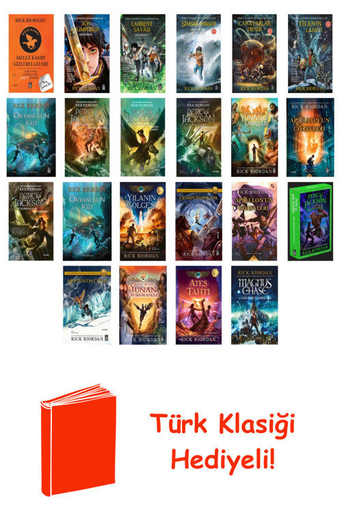 Rick Riordan 22 Kitap Seti + Türk Klasiği Hediye