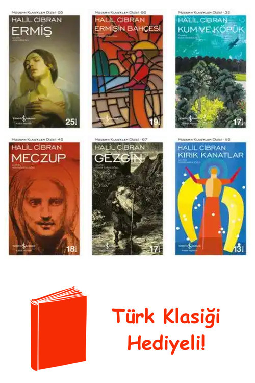 Halil Cibran 6 Kitap Seti + Türk Klasiği Hediye