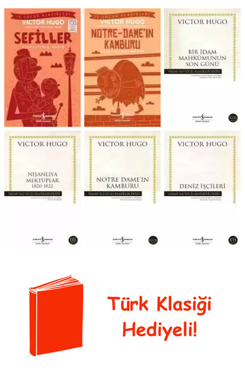 Victor Hugo 6 Kitap Seti + Türk Klasiği Hediye