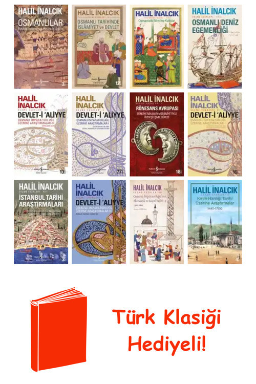 Halil İnalcık 12 Kitap Seti + Türk Klasiği Hediye